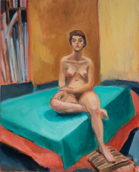 nude on rug